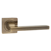 Ручка дверная Puerto, квадратная, мод. (KB) AL 514-02 AB, бронза античная