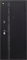 Дверь метал. Аврора, Чёрный сатин- Ель альпийская, подстветка Forte-Light, 860*2050 - фото 5614